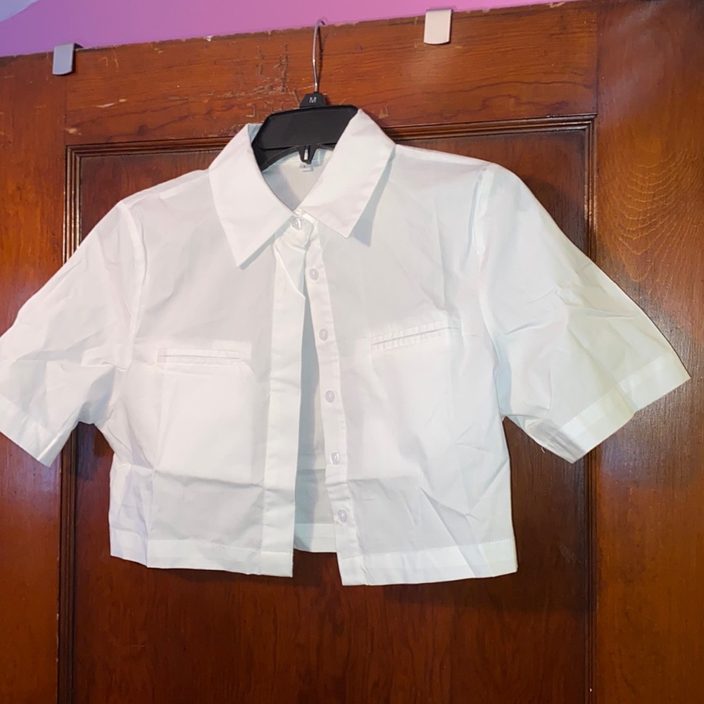 white top.